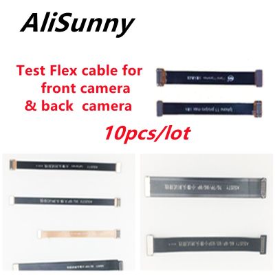 AliSunny 10pcs ด้านหลังด้านหลังด้านหน้ากล้องทดสอบสายยืดหยุ่นสําหรับ iPhone X XR 11 Pro Max XS 6 6S 7 8 Plus Cam Extension Tester