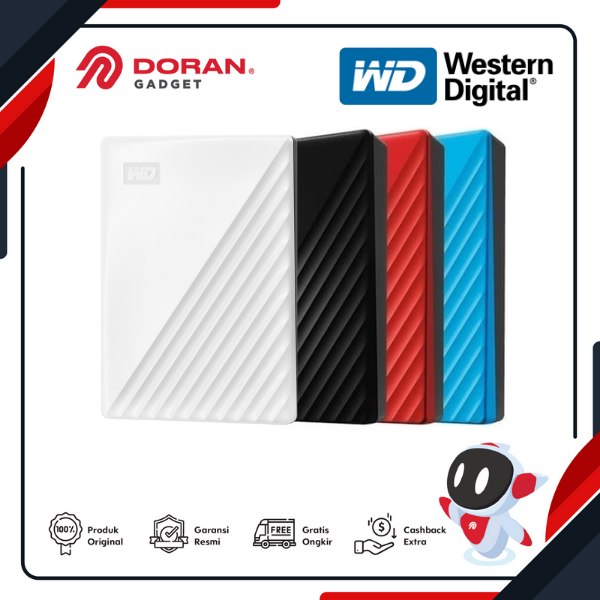 WD My Passport 1TB New HD HDD EXTERNAL Western Digital - Garansi Resmi ...