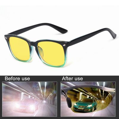 Unisex Anti Blue Light Glasses Yellow Lenses Night-Vision Driving Eyeglass Computer Eyewear