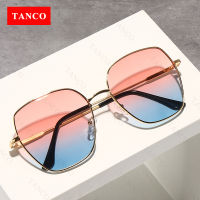 TANCO 3019 เลนส์ UV400กรอบโลหะแว่นกันแดดสีสดใสสำหรับผู้หญิงแฟชั่นสไตล์เกาหลี