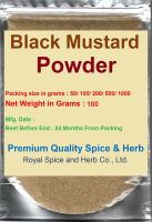 Black  Mustard Powder 100 Grams   มัสตาร์ด Powder 100 Grams