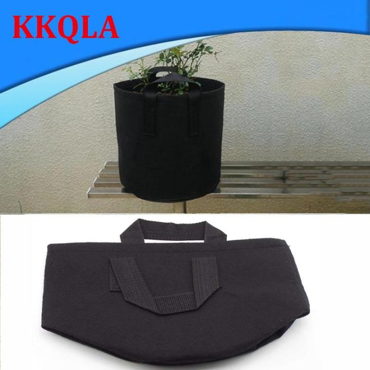qkkqla-10-gallon-black-felt-pots-garden-plant-grow-bag-pouch-root-container-garden-pots-planters-supplies