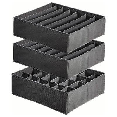 Foldable Drawer Organiser Box Storage Box for Socks,Drawer Organiser for Storage,Divider,Home Dormitory