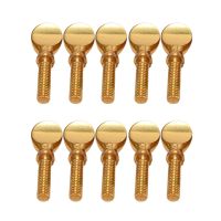 Gold Copper Clarinet Saxophone Sax Neck Tightening Screws Soprano Alto Tenor Woodwind Instrument Parts Pack of 10