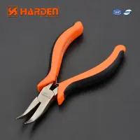 คีมปากงอ คืมปากแหลมปลายงอ คีม ขนาด 4.5 นิ้ว (Multi Functional Professional Mini Bent Nose Plier) HARDEN 560302