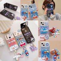 เคสนิ่ม เคสกระจกตั้งได้ ลายการ์ตูน สำหรับรุ่นไอโฟน i14promax i14 i13promax i13 XR X/XS i12promax i12 i11pro i11 7plus 6plus 7G 6G oppo A15/A15s วีโว้ Y20 Y17 A3s A5s A31 A53 A52020 Reno5