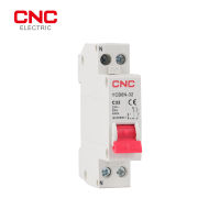 CNC YCB6N-32 1P + N เบรกเกอร์ขนาดเล็ก MCB Phase-Neutral Circuit Breaker สวิตช์ไฟฟ้าความปลอดภัยภายในบ้าน 10A 16A 20A 25A 32A-Souyine