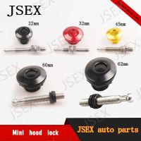 ✐▧❀ Universal Aluminium alloy Push Button Billet Hood Lock Bonnet Pins Lock Clip Kit Car Quick Latch 22/32/45/60/62mm