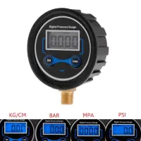 【☑Fast Delivery☑】 baozh 200psi ยาง Lcd เกจวัดความดันรถยนต์ยางรถจักรยานยนต์อากาศอัตโนมัติ Psi Meter 1 8Quot; Npt