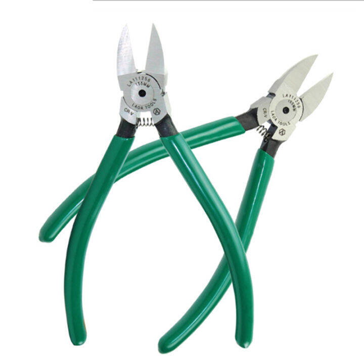 laoa-outlet-forceps-pliers-cr-v-diagonal-pliers-electrical-wire-cutting-side-snips-flush-plier