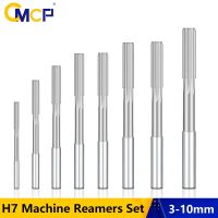 CMCP HSS H7เครื่อง Reamers ชุด458Pcs 3-10Mm Straight Shank Chucking Reamer เครื่องตัดโลหะเครื่องมือรีมเมอร์ตรง