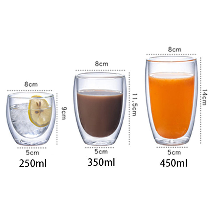 tourhome-แก้วกาแฟ-แก้วสองชั้น-แก้ว-แก้วใสสองชั้น-แก้วน้ำ-double-wall-glass-ใส่ได้ทั้งร้อนเย็น-แก้วใส-ชานม-ดื่ม-เบียร์-แก้ว-นม-คัพ