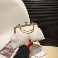 [COD] This years popular bag 2022 winter new European and fashion fold personality ins net red girl foreign style chain