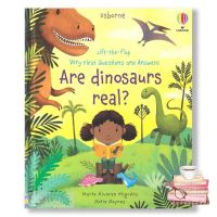 be happy and smile ! หนังสือ USBORNE LIFT-THE-FLAP VERY FIRST Q&amp;A ARE DINOSAURS REAL ?