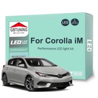 13ชิ้นหลอดไฟตกแต่งภายใน LED ชุดคิทสำหรับรถโตโยต้า Corolla IM 2016 2017 2018รถแผนที่ LED ท้ายรถการอ่านรูปทรงกลม Canbus ไม่มีข้อผิดพลาด100%