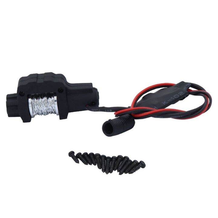 rc-car-mini-winch-and-remote-control-black-plastic-metal-rc-accessories-rc-upgrade-parts-for-trx4m-1-18-rc-crawler-car