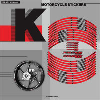 Motorcycle tyre Stickers inner wheel reflective decoration decals fit YAMAHA FAZER250