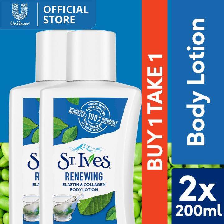 St. Ives Renewing Collagen &amp; Elastin Hand &amp; Body Lotion 200ml BUY 1 ...
