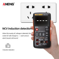 ANENG Q1 True-RMS Digital multimeter meter testers automotive electrical dmm transistor peak tester meters resistor