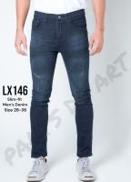 PANTS DE ART Skinny men L146 กางเกงยีนส์ชาย ขาเดฟ ผ้ายืด เป้ากระดุม SIZE28-36 (รับชำระเงินปลายทาง)