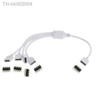 ▬ 4Pin RGB Splitter Connector Extension Cable Cord Wire RGB LED Strip Lighting Connector wire for 5050 3528 RGB LED Strip Light