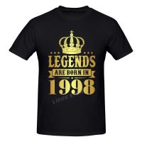 Legends Are Born In 1998 24 Years For 24Th Birthday Gift T-Shirt Harajuku Streetwear 100% Cotton Graphics Tshirt S Tee Top