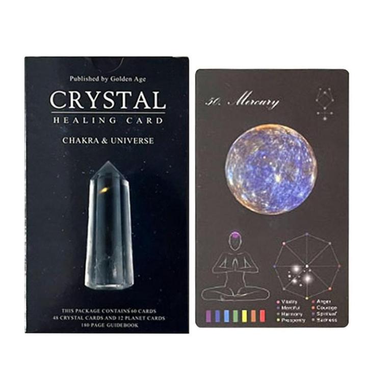 planet-crystal-energy-wizard-tarot-60pcs-pocket-size-12x7cm-oracle-cards-wiccan-supplies-english-version-for-party-games-efficient