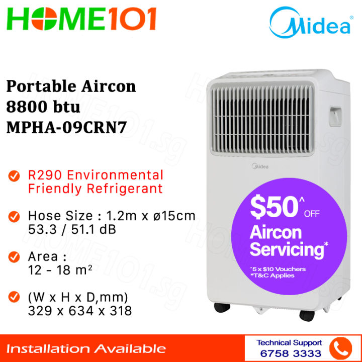 portable aircon servicing price