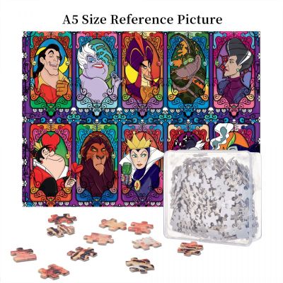 DisneyVillians 2 Wooden Jigsaw Puzzle 500 Pieces Educational Toy Painting Art Decor Decompression toys 500pcs