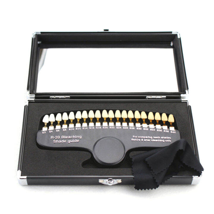Dental Tooth Colorimeter 20 Color Colorimeter Cold Light Whitening