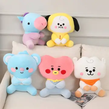 25CM Kpop BTS Plush Toys BT21 CHIMMY TATA SHOOKY SUGA COOKY