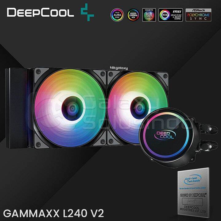 DeepCool GAMMAXX L240 V2 ARGB Liquid Cooler | Lazada Indonesia