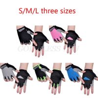 Silicone MTB Road Riding s Anti-slip Half Finger s Camping Hiking s With Gym Fitness Sports Drop Ship