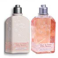 LOccitane Cherry Blossom Shimmering Lotion/shower gel 250mlหอมกลิ่นของดอกไม้นานาพรรณ เผยผิวเนียนนุ่มน่าสัมผัส