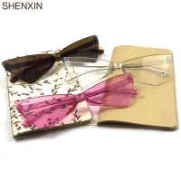 SHENXIN Sunglasses Fashionable Candy Color Glasses New Triangle Sunglasses Ladies Bow