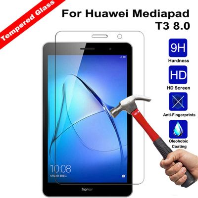 [spot goods]กระเป๋าป้องกันจอแท็บแล็ต KOB-W09กระจกนิรภัยสำหรับ Huawei MediaPad T3 8.0 L09ฟิล์มเสริมความแข็งแรงเพลย์แพดเพื่อเป็นเกียรติแก่ขนาด2 8นิ้ว