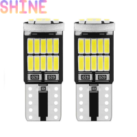 Shine 10pcs T10 W5W 4014 26SMD LED CANbus หลอดไฟภายในอ่านแสง