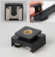 SC-6 Cold Hot Shoe Adapter Standard Mount Hotshoe to 1/4 Thread For Flash Speedlite Tripod Photo Studio Accessories