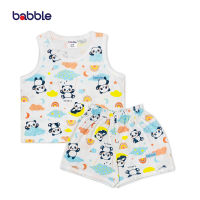 [คูปอง15%] BABBLE เสื้อกล้ามเด็ก ชุดเสื้อกล้าม ผ้าฝ้าย100% อายุ 3 เดือน ถึง 5 ปี คอลเลคชั่น Panda BTV