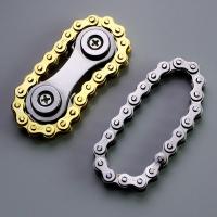 Drop Ship Sproket Roadbike Spinner Sprockets Flywheel Fingertip Gyro Sprockets Chains EDC Metal Toy Gear Chain Gyro