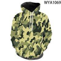 2020 Cool 3D Printed Military Camouflage Hoodies Men Women Children Sweatshirts Brand Tops Boy Girl Kids Hooded Pullover