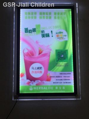 ♤☎☼กล่องไฟ LED ของ Acrílico Super Magro Iluminado Painel Menu Placa De Exibiçal