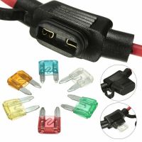 Car splash-proof and waterproof series car modified fuse holder with wire fuse holder with insurance 5A-30A 6 pcs