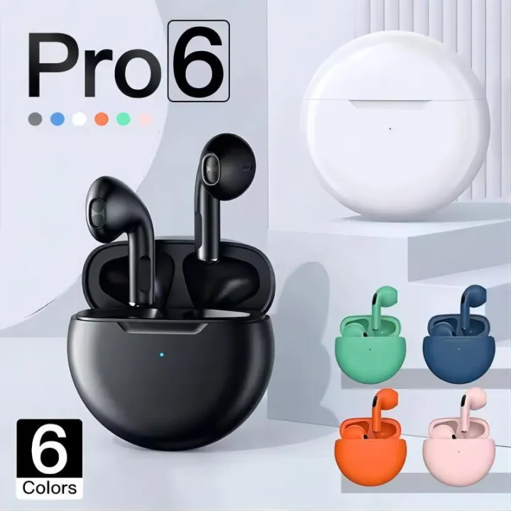 【Philippines】Pro6 TWS Bluetooth Earbuds Wireless Bluetooth Earphone