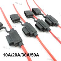 Waterproof Mini Small Medium Auto Fuse Holder Power Socket 16/14/12/10Awg Car Blade Fuse Wire Cable YB23TH