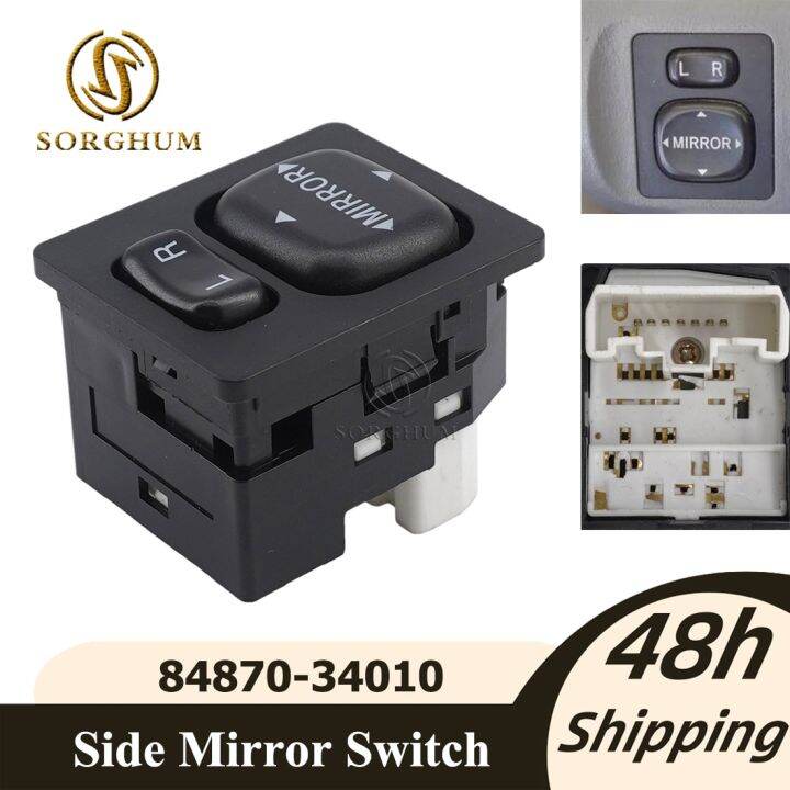 Power Master Rearview Mirror Adjust Switch Button For Toyota