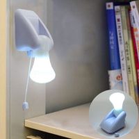 ♗♤✌ LED Pull Cord Wall Night Lights Cabinet Closet Table Lamp Self Adhesive Bulb for home toilet Bedroom Lighting Battery Operated