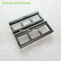 10PCS / Lot ใหม่ 64Pin Socket DIP IC Sockets อะแดปเตอร์ Solder Type Socket Kit ขายส่งอิเล็กทรอนิกส์