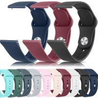 20mm 22mm Strap Universal Silicone Watch Band Quick Release Wristwatch Bracelet For Women Men Sports Smartwatch Accessories Straps