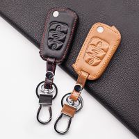 ✧❇▪ leather car key case For Kia Sportage Sorento RIO K2 K5 For Hyundai i20 i30 i20 i20 i2020 Solaris Verna carrying car key cover